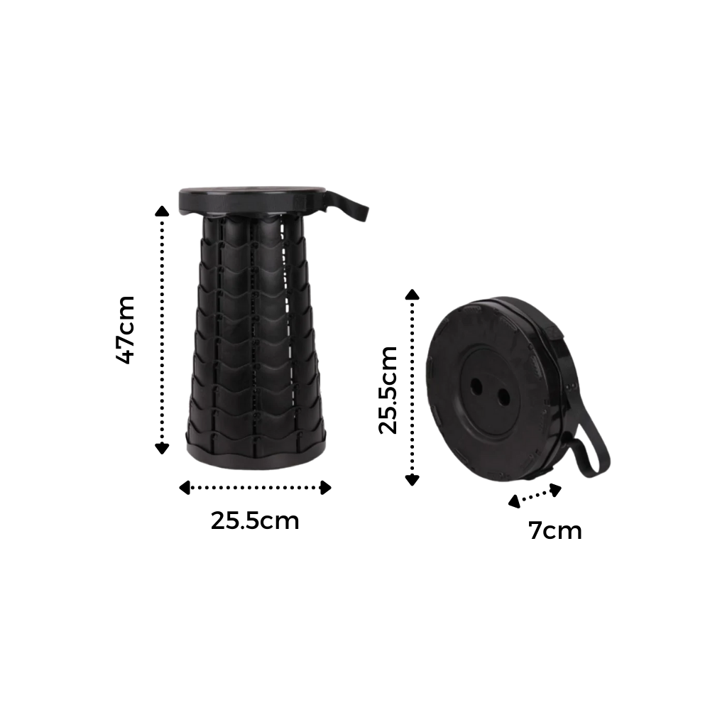 Sgabello portatile retrattile - Ozerty