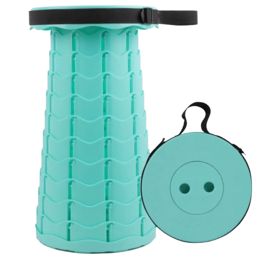 Retractable portable stool