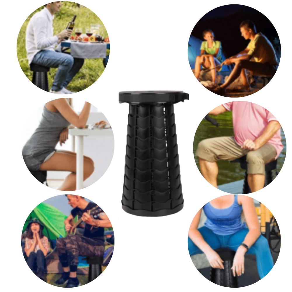 Sgabello portatile retrattile - Ozerty