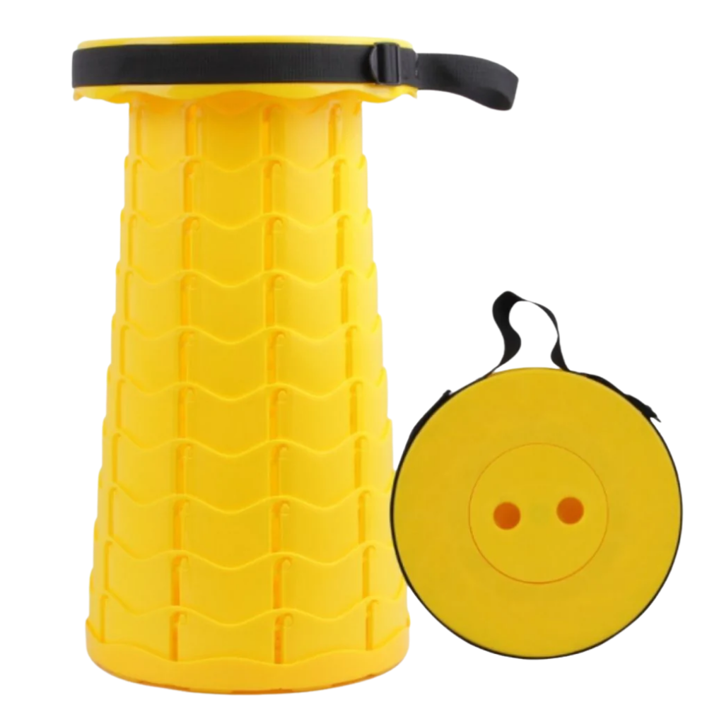 Retractable portable stool