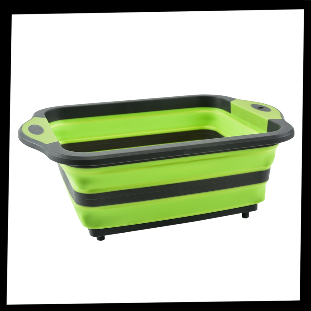 Tagliere pieghevole con cestino - Ozerty