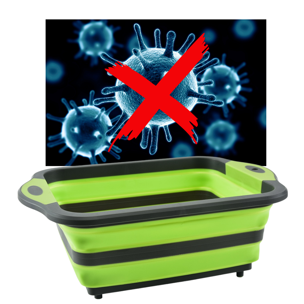 Tagliere pieghevole con cestino - Ozerty