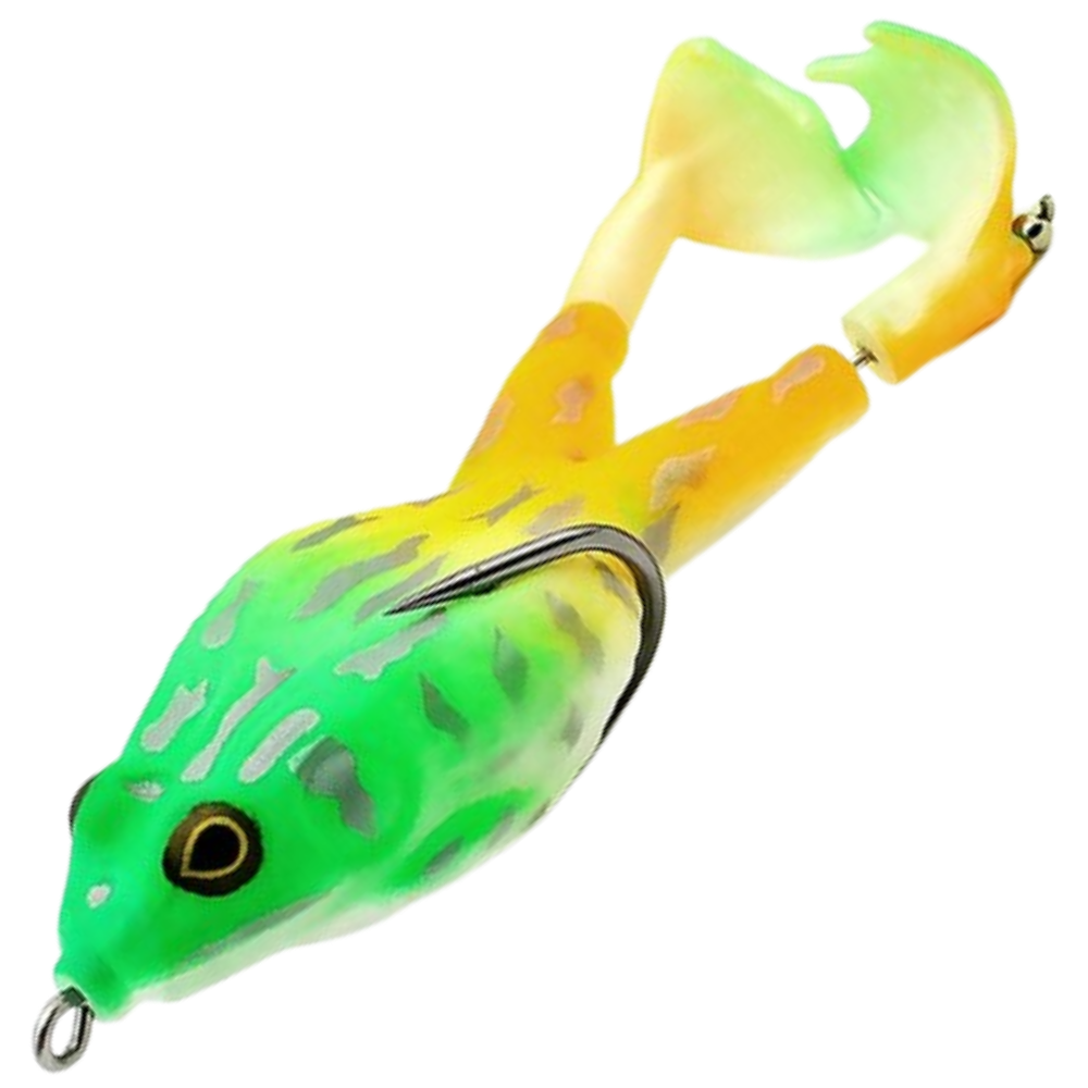Silicone frog fishing lure