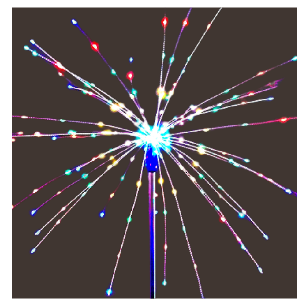 Electric firework garden lights