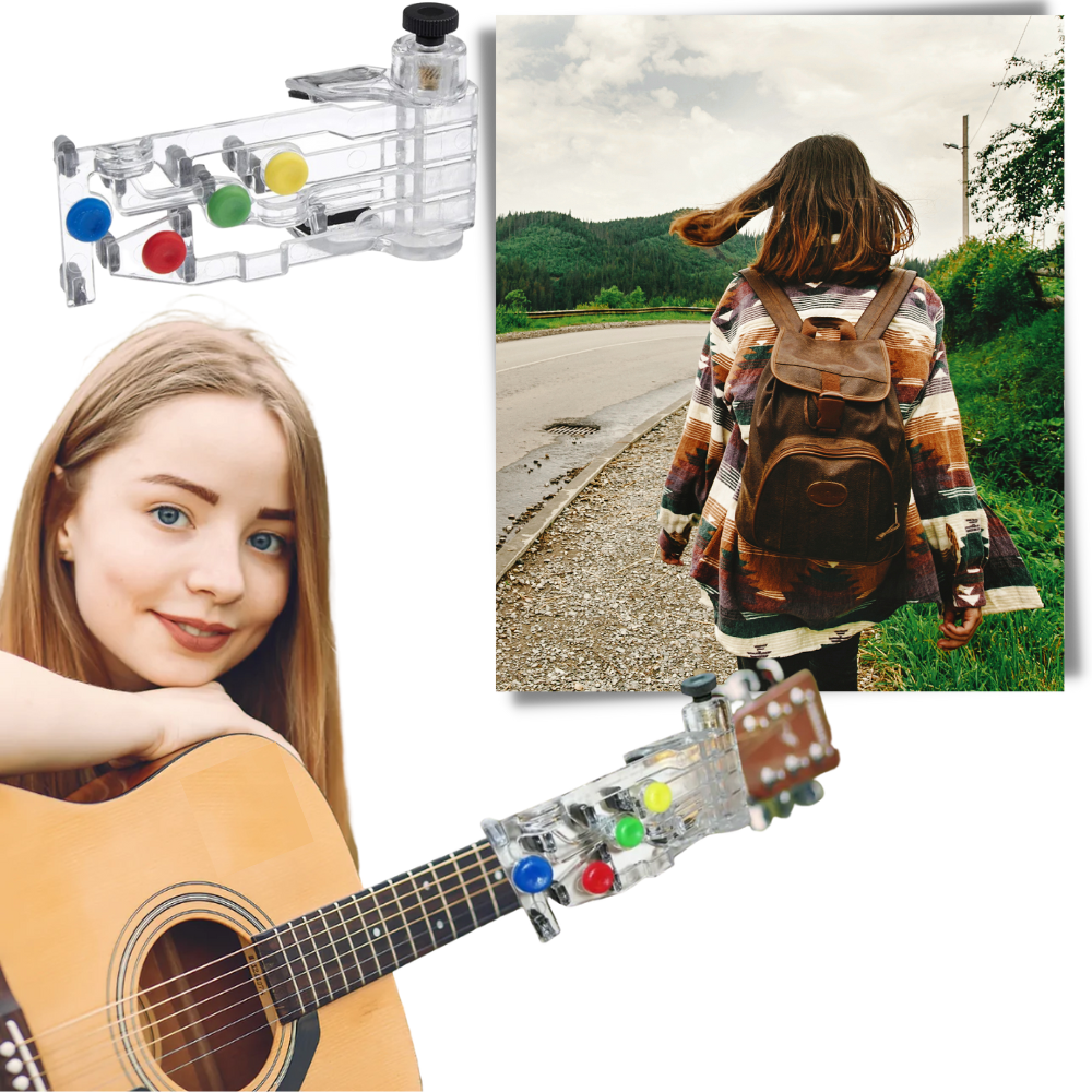 Strumento per l'apprendimento degli accordi di chitarra