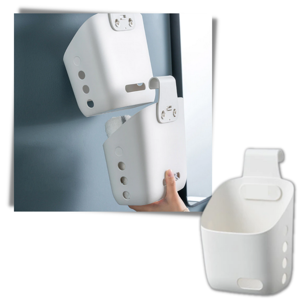 Confezione da 3 cestini portaoggetti da appendere