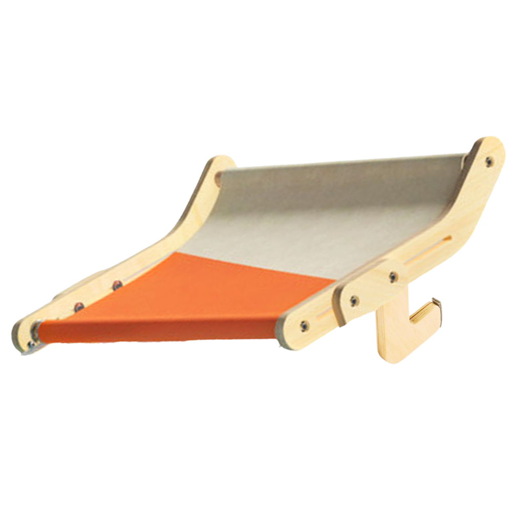 Wooden perch for cats