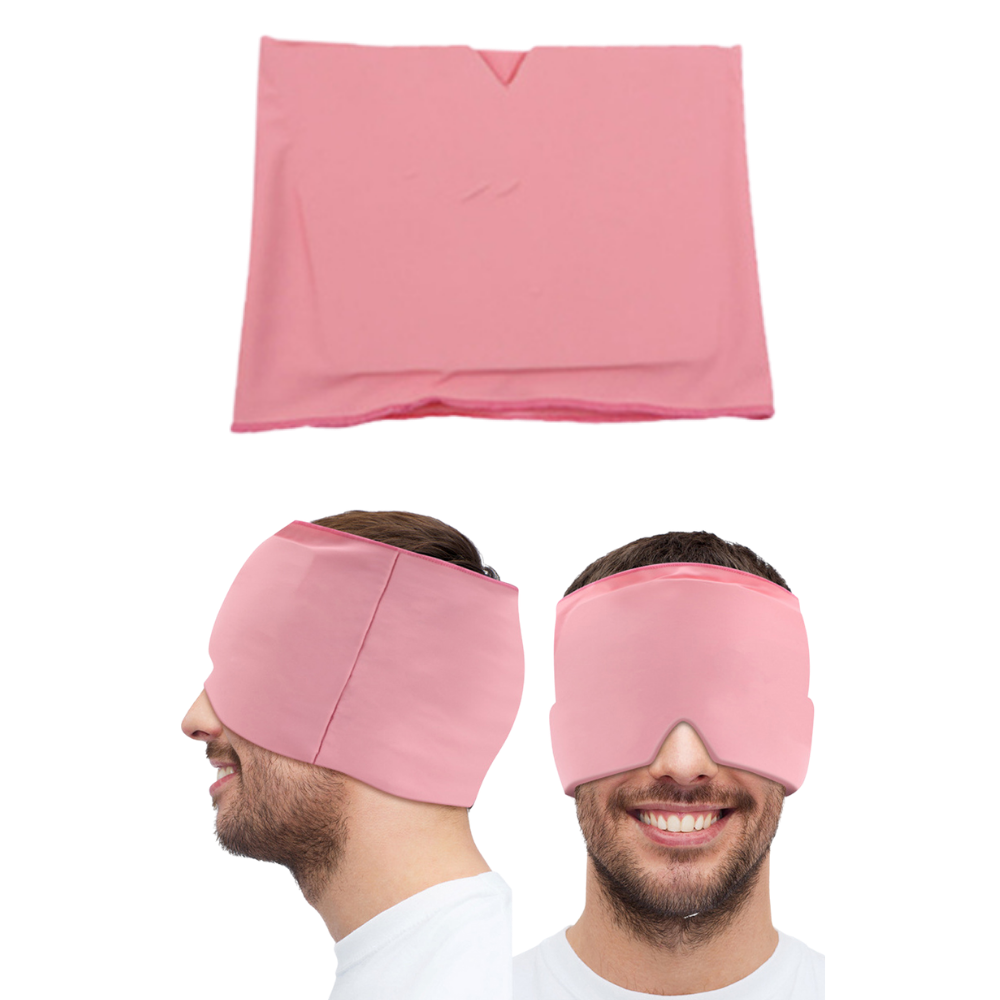 Cuffia in gel per la terapia caldo-freddo contro l'emicrania