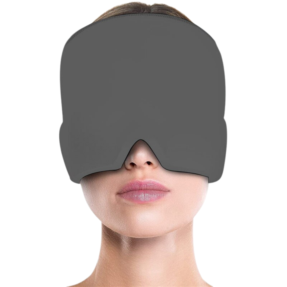 Gel cap for hot-cold therapy against migraine