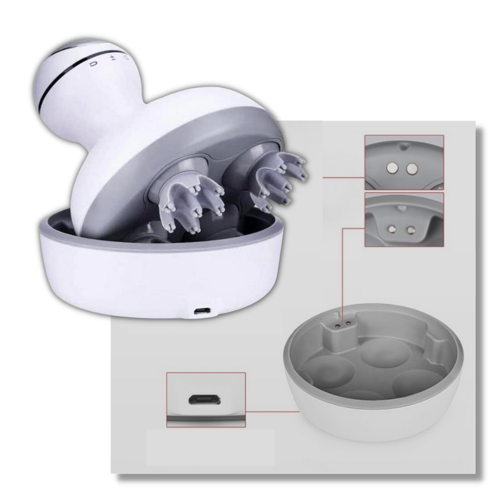 Massaggiatore del cuoio capelluto senza fili - Ozerty