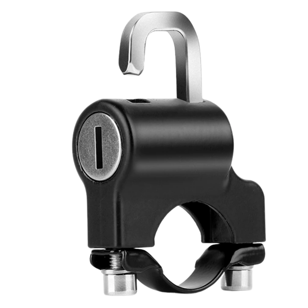 Anti-theft lock for motorcycle helmets