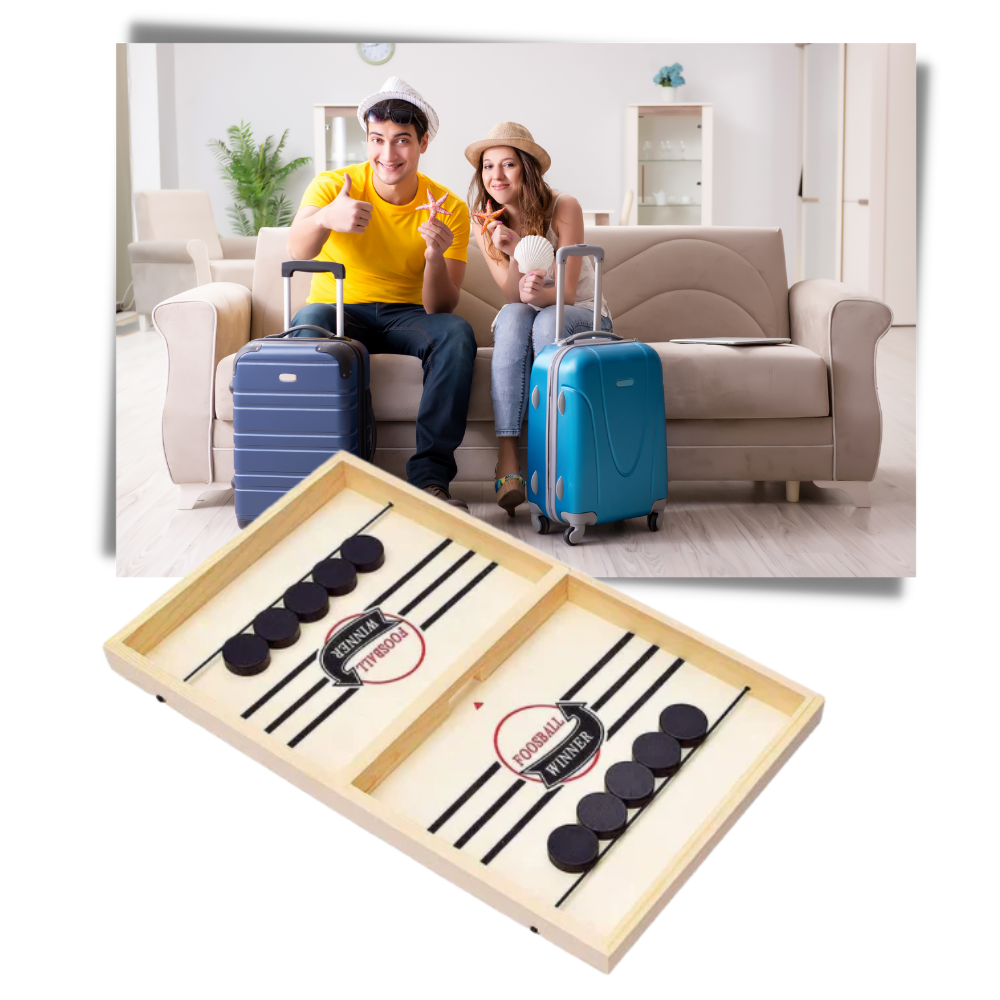 Gioco dell'hockey da tavolo in legno - Ozerty