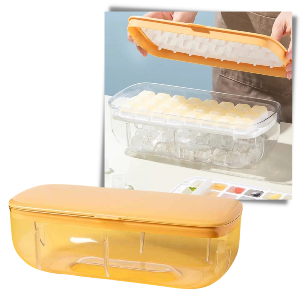 Vassoio per cubetti di ghiaccio in silicone - Ozerty