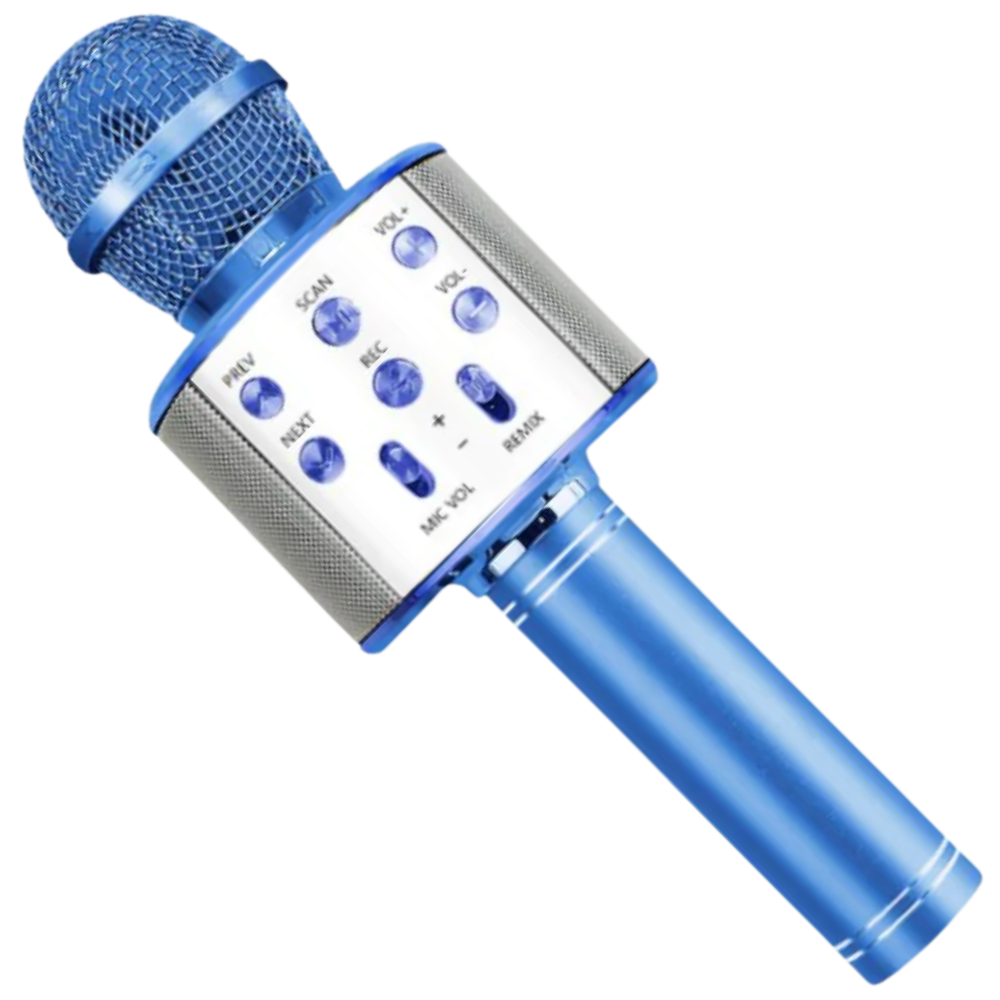 Wireless bluetooth karaoke microphone