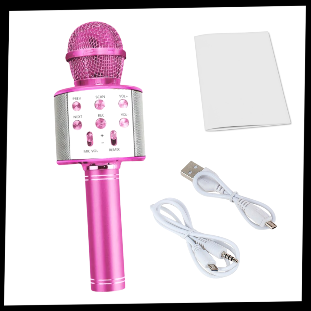 Microfono karaoke bluetooth senza fili - Ozerty