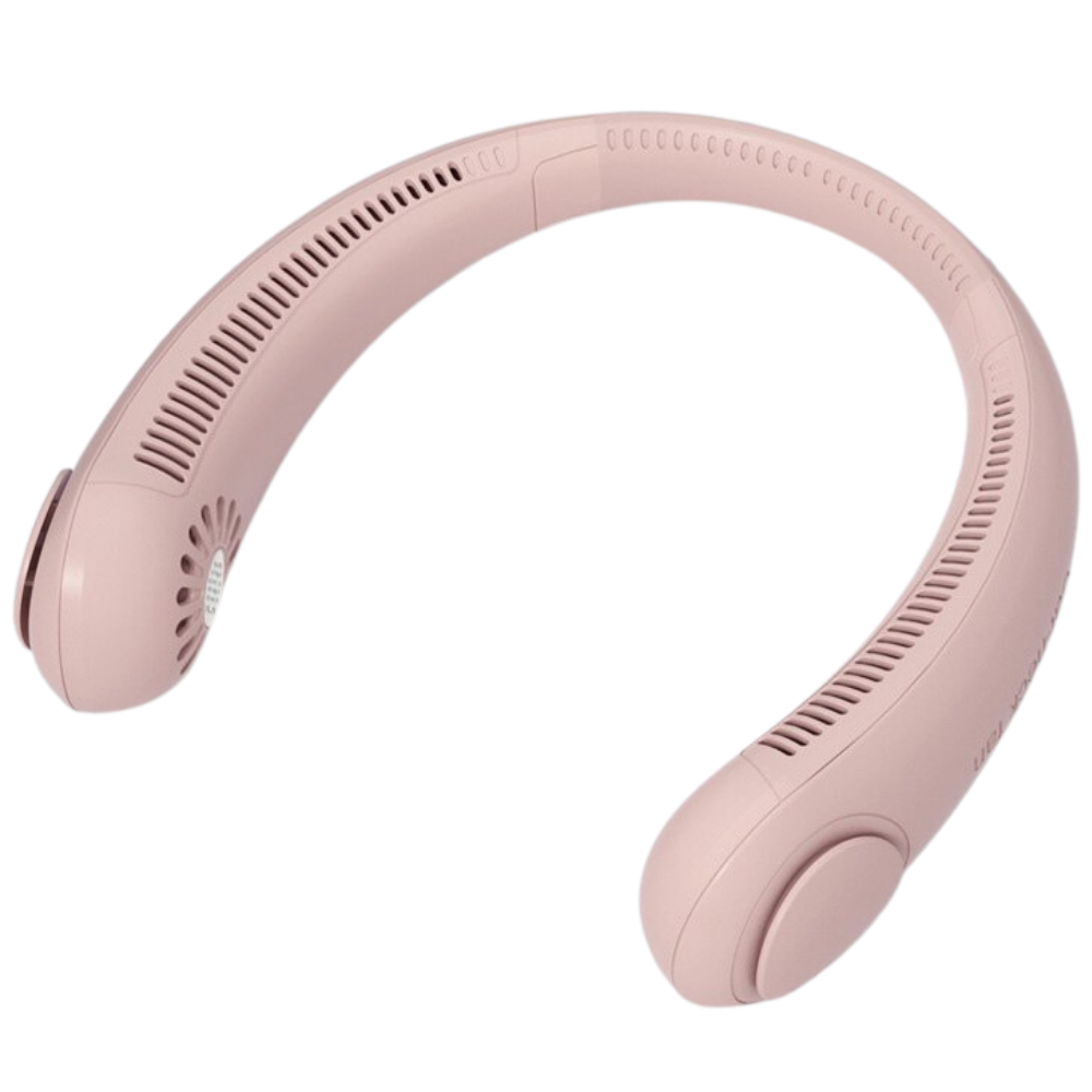 Mini portable rechargeable neck fan