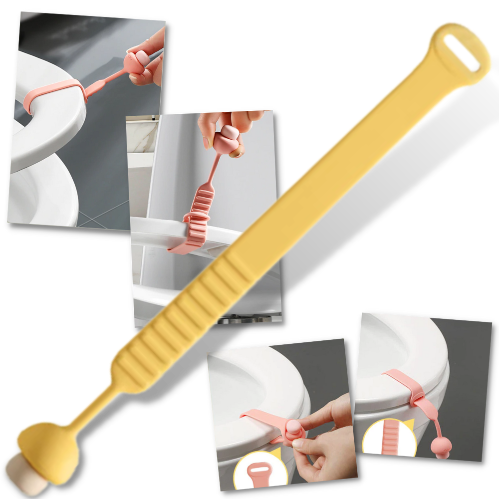 Confezione da 2 sollevatori per sedile del water in silicone - Ozerty