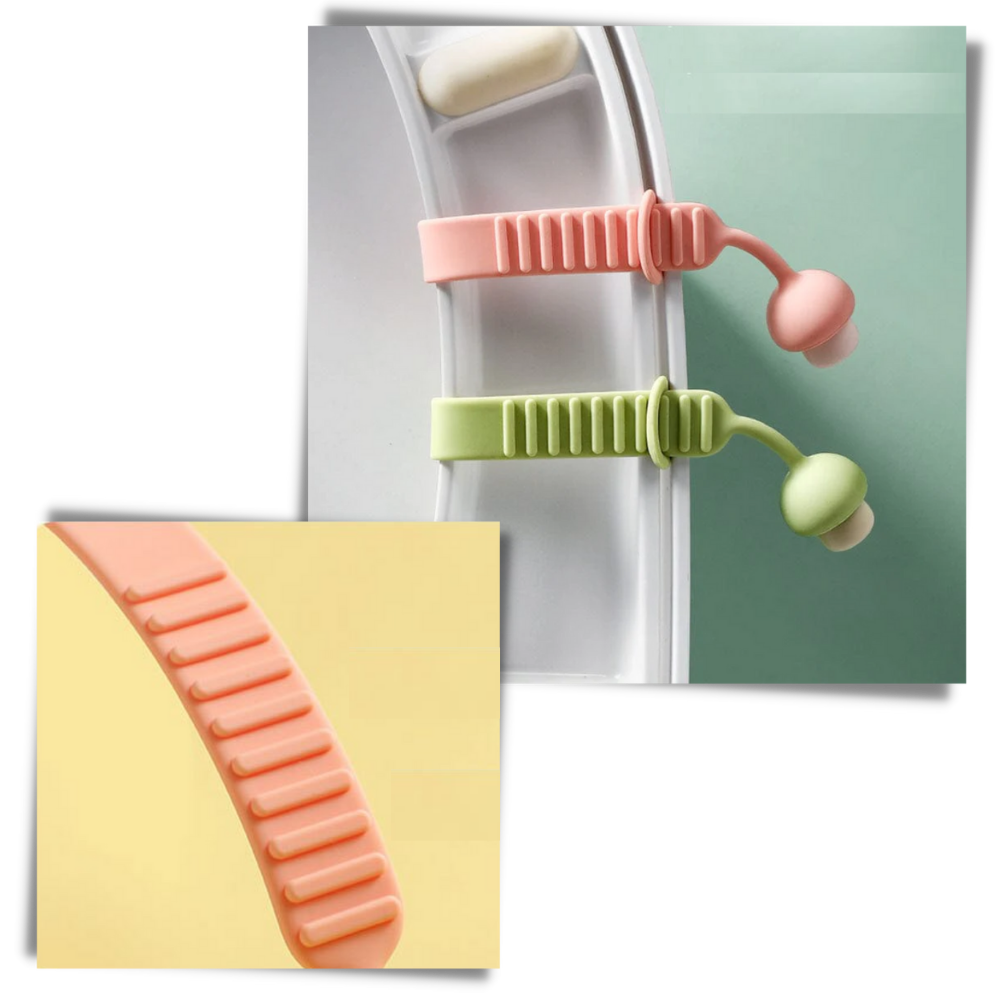 Confezione da 2 sollevatori per sedile del water in silicone - Ozerty