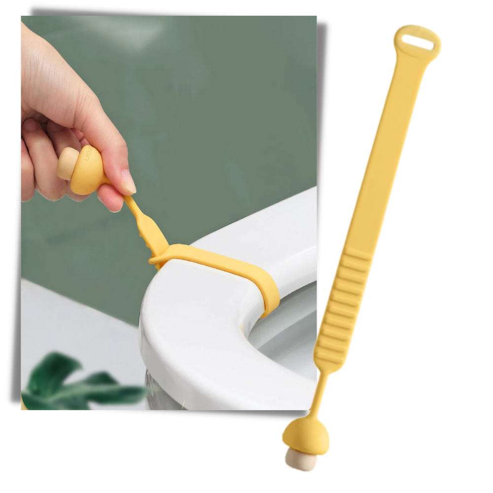 Confezione da 2 sollevatori per sedile del water in silicone - Ozerty