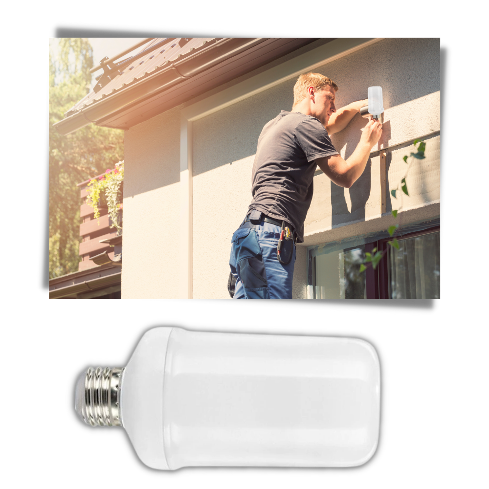 Lampada a LED con Effetto Fiamma - Ozerty