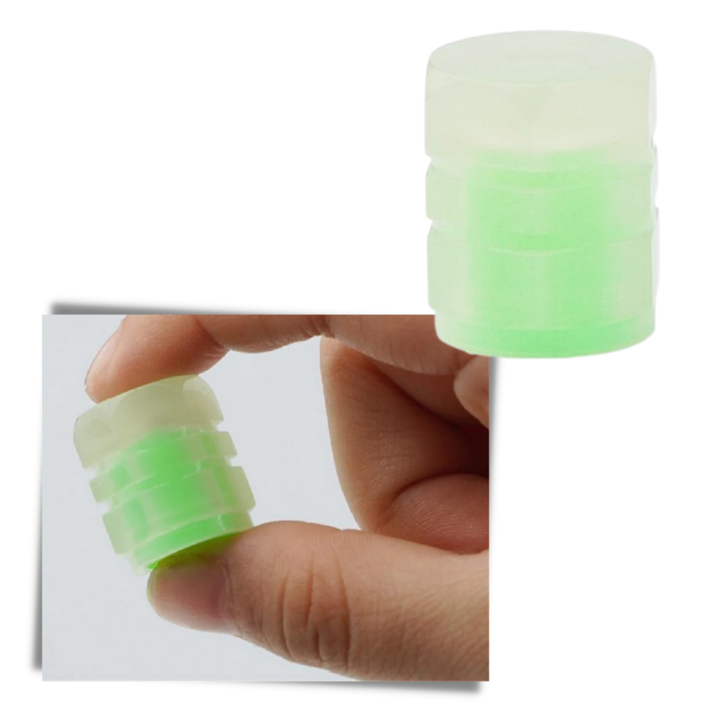 4 Coprivalvole luminosi per auto