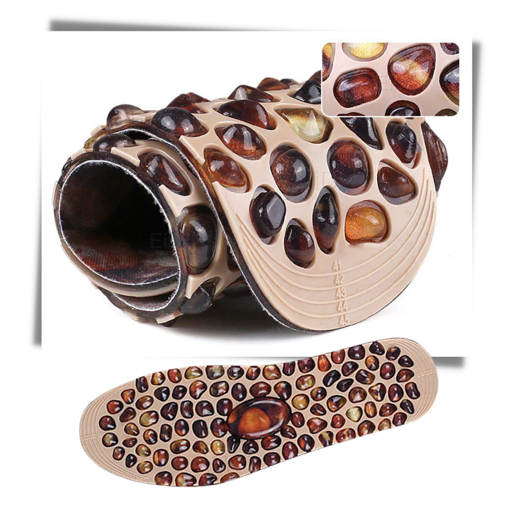 Soletta massaggiante con design a ciottoli