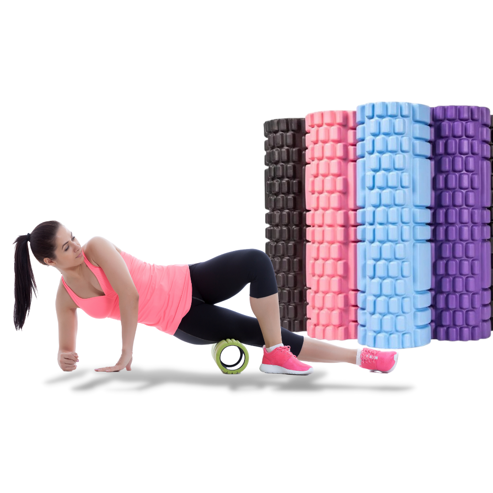 Foam roller for massage and exercises