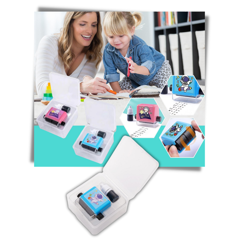 Timbro di esercitazione sulle somme di matematica - Ozerty