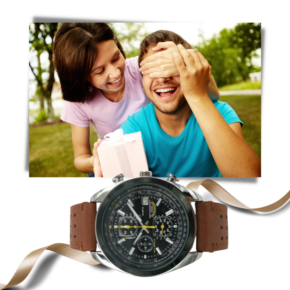 Orologio di lusso al quarzo impermeabile - Ozerty