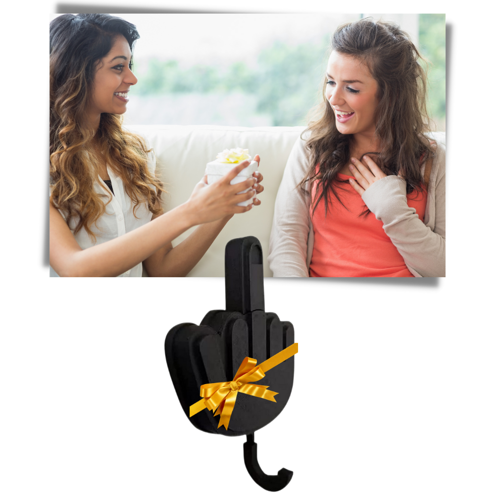 Gancio adesivo per chiavi a forma di mano - Ozerty