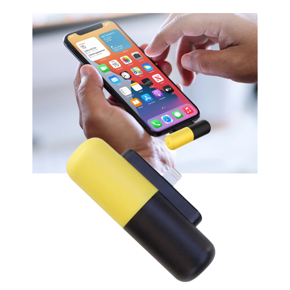 Mini power-bank portatile a forma di capsula - Ozerty
