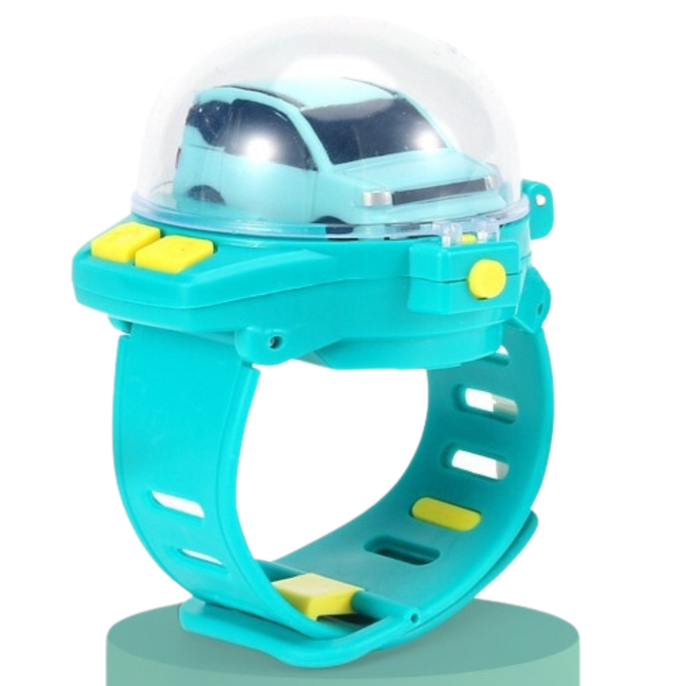 Rechargeable remote controlled car clock