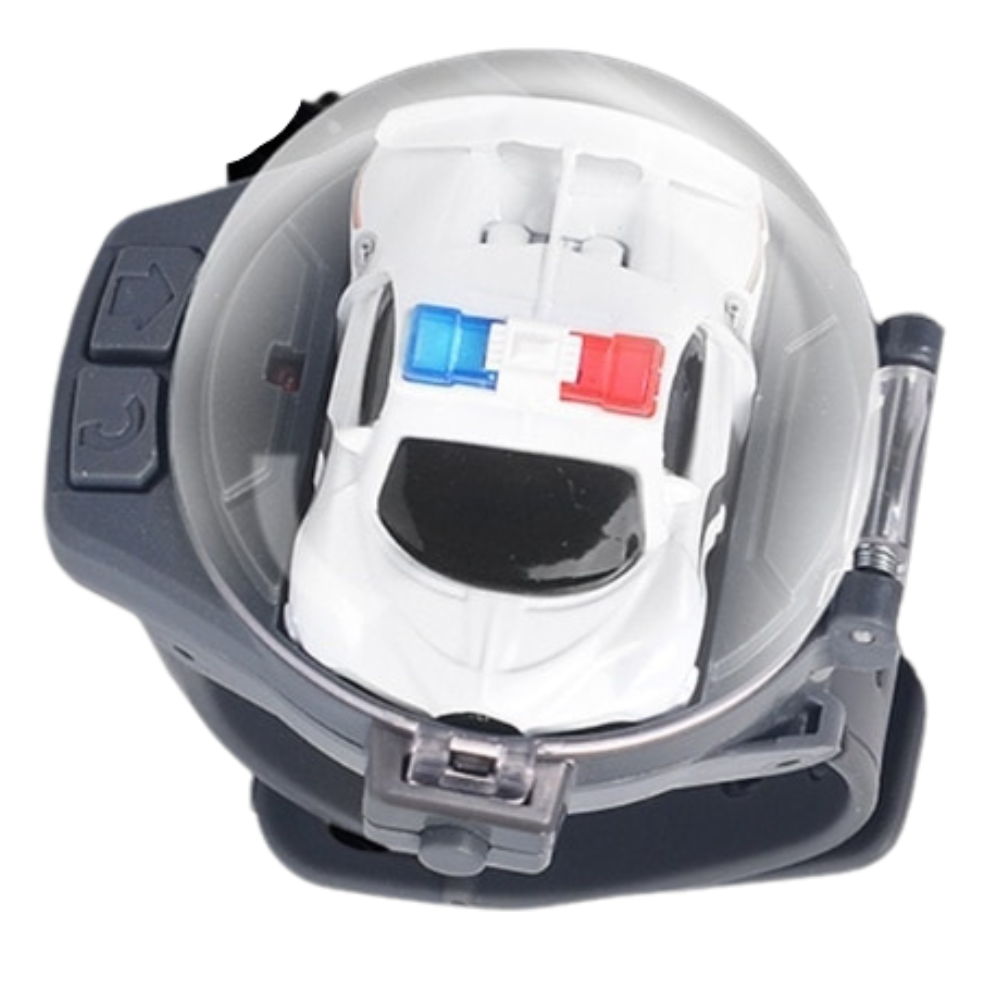 Rechargeable remote controlled car clock