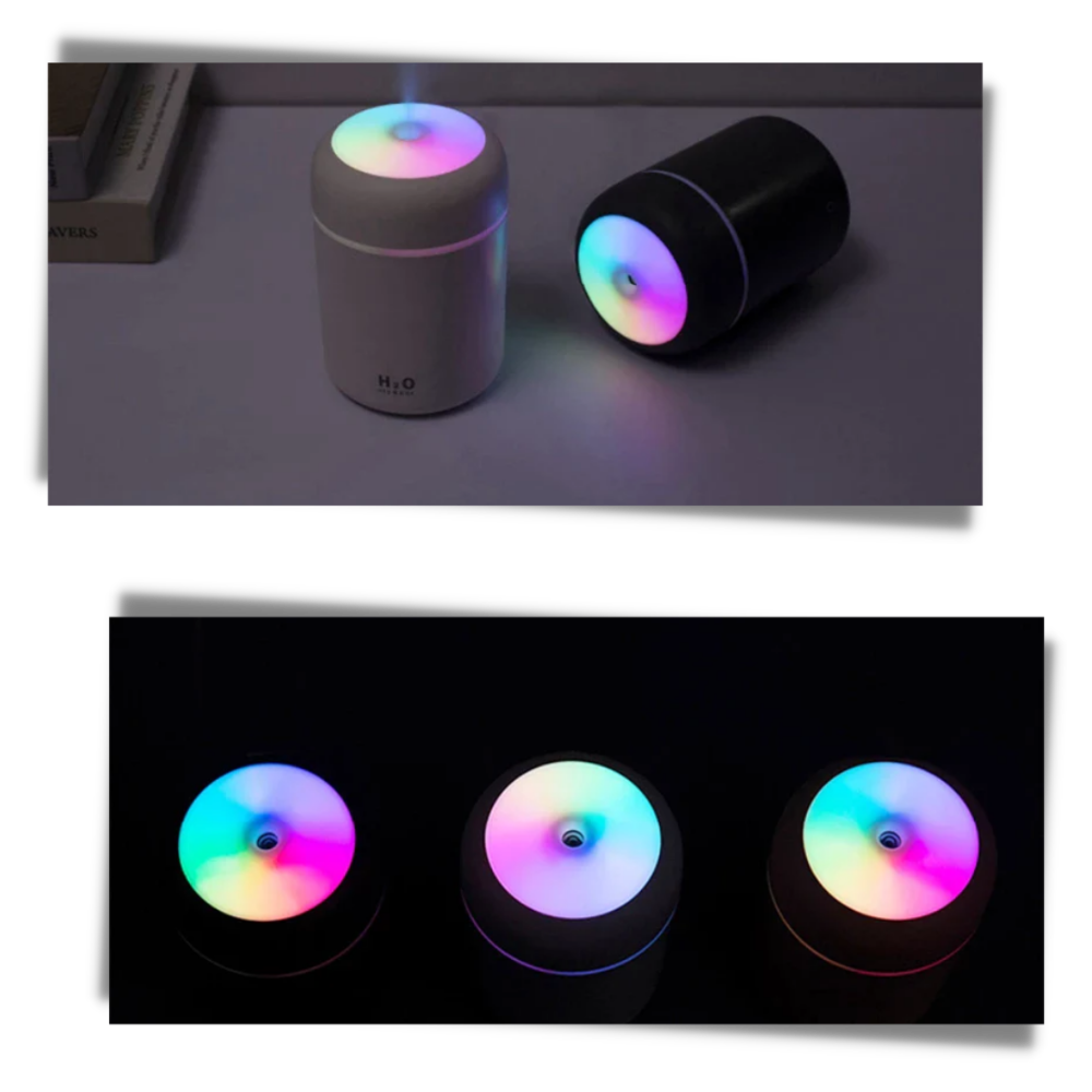 Mini umidificatore e diffusore d'aria per aromaterapia - Ozerty