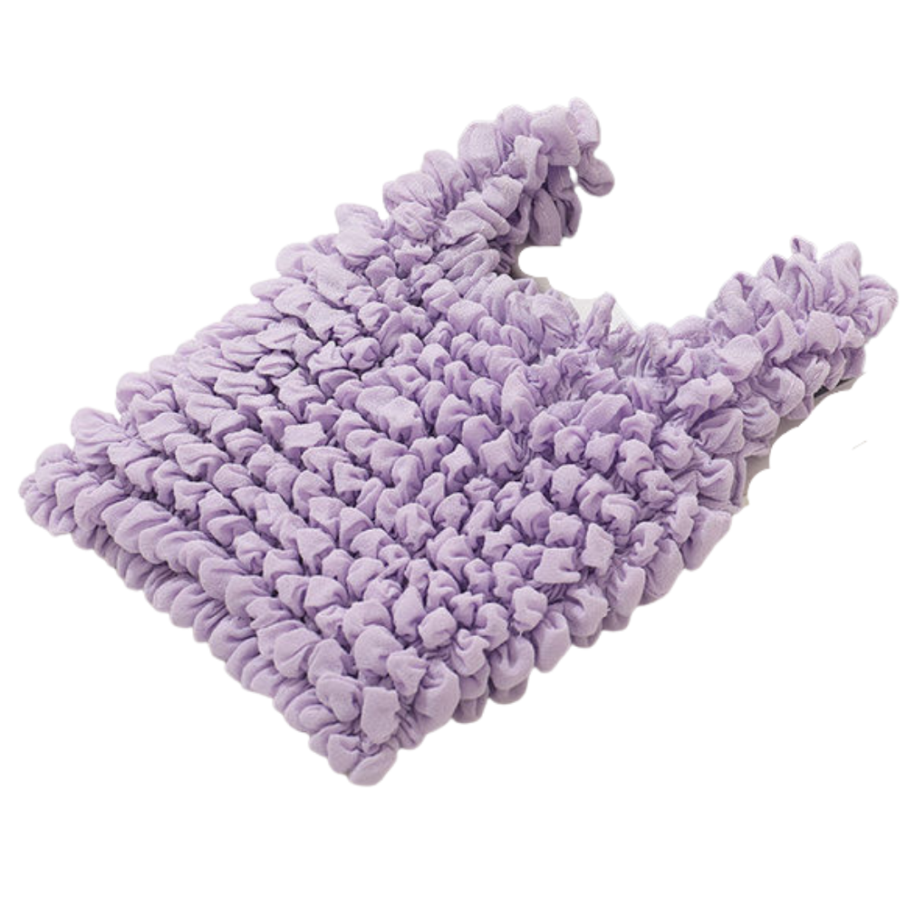 Pleated stretch shopping bag