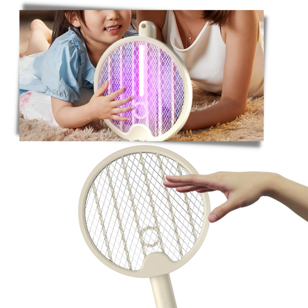 Racchetta antizanzare pieghevole 2 in 1