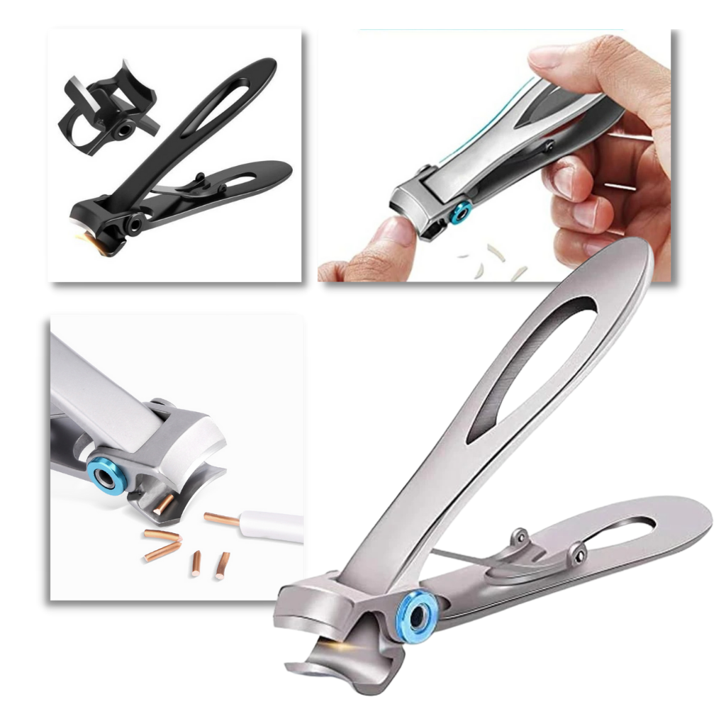 Tagliaunghie a mascella larga in acciaio inossidabile - Ozerty