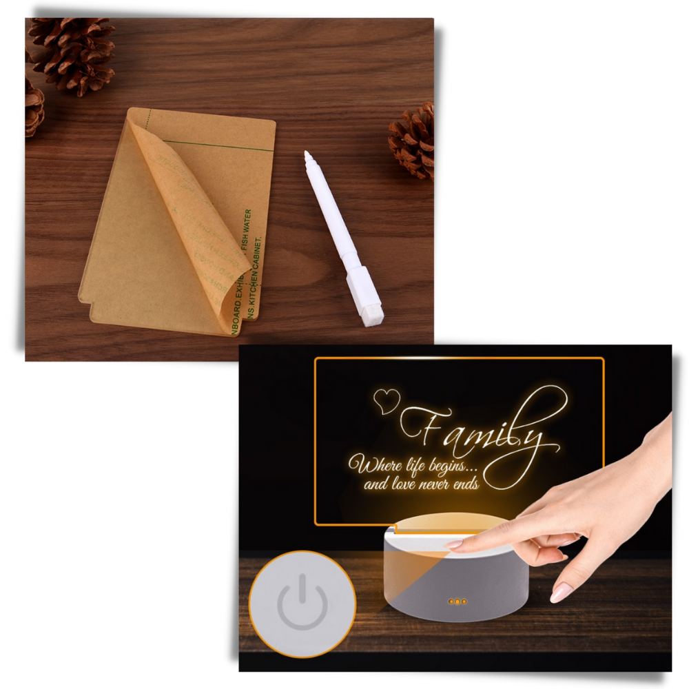 Bacheca a LED con penna - Ozerty