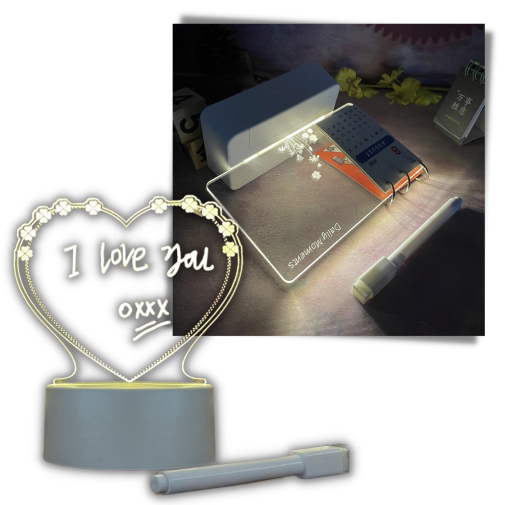 Bacheca a LED con penna - Ozerty