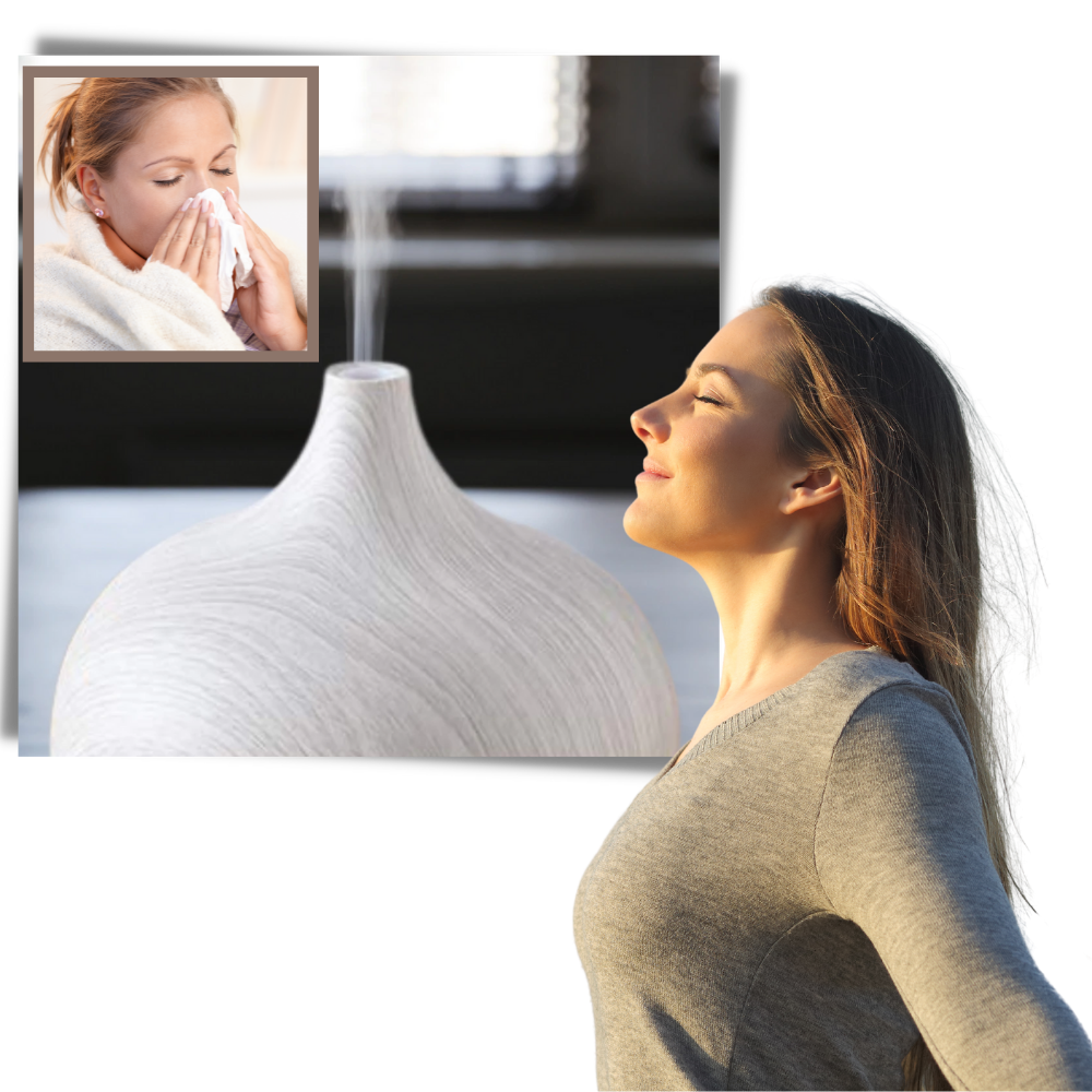 Diffusore e umidificatore di oli essenziali - Ozerty