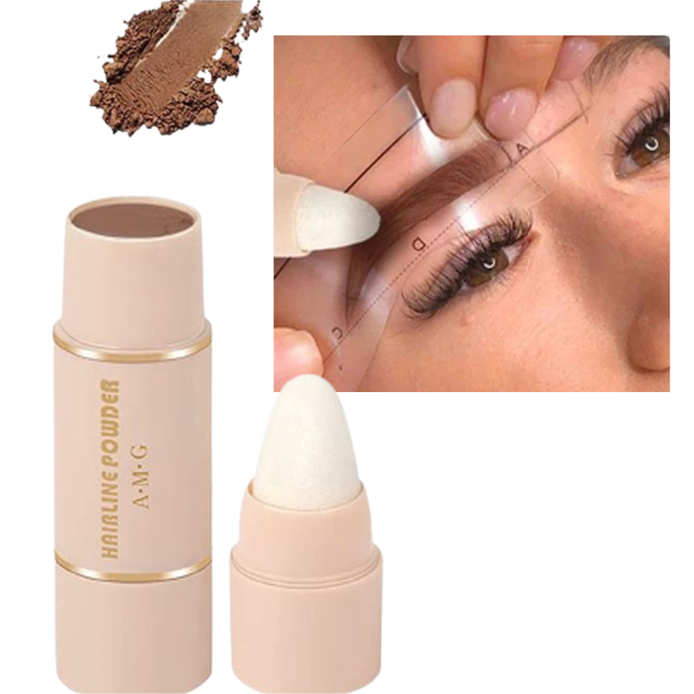 Kit di marcatori e stencil per sopracciglia - Ozerty