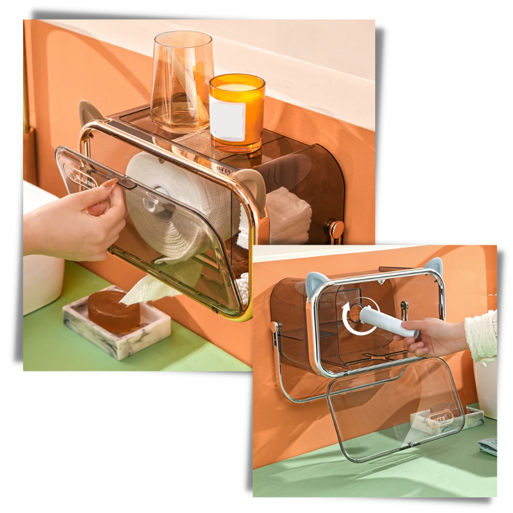 Scaffale multifunzionale per la conservazione della carta igienica - Ozerty