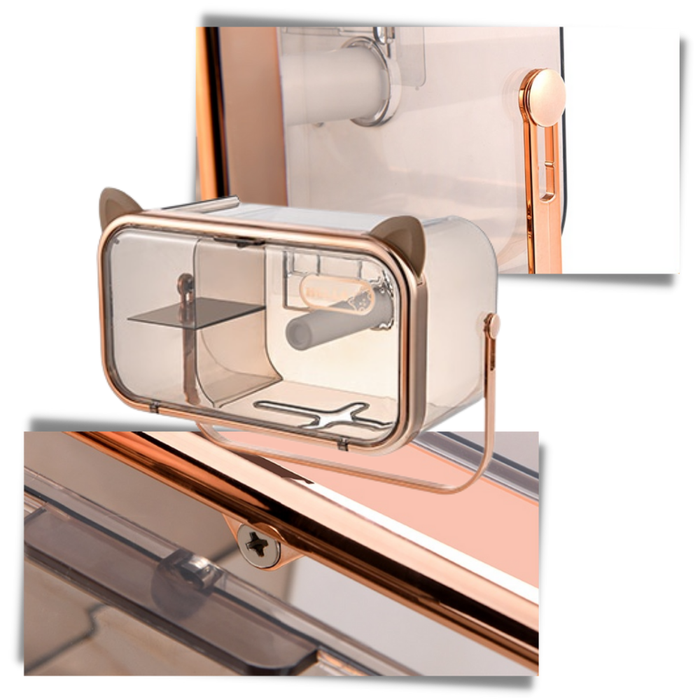 Scaffale multifunzionale per la conservazione della carta igienica