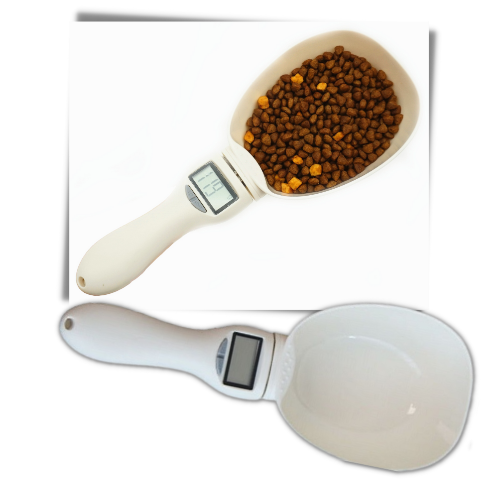 Cucchiaio per pesare il cibo per animali domestici - Ozerty