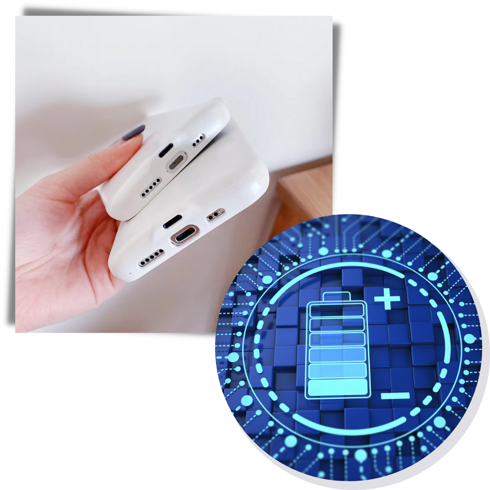 Custodia per telefono con luce ad anello a LED