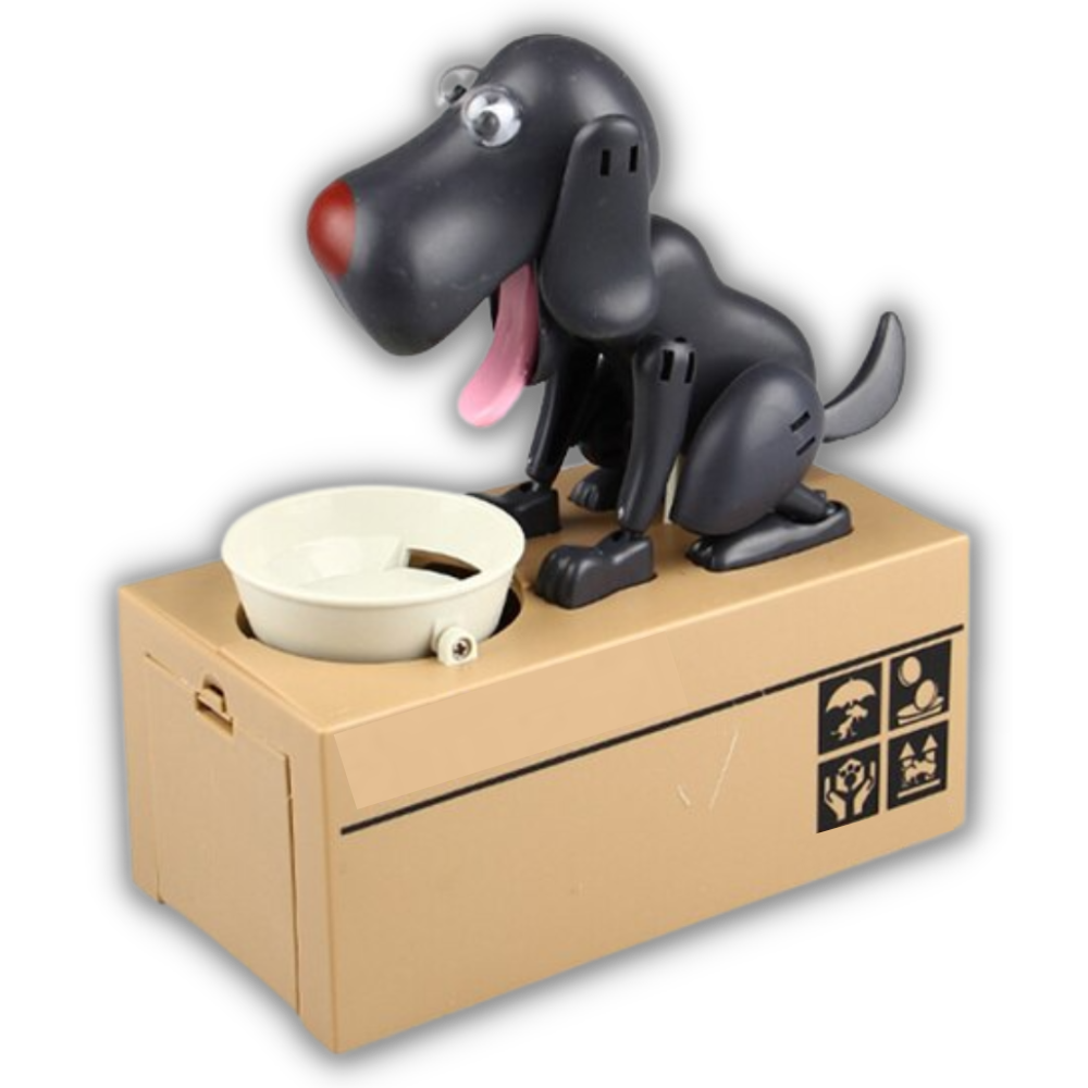 Piggy bank puppy dog