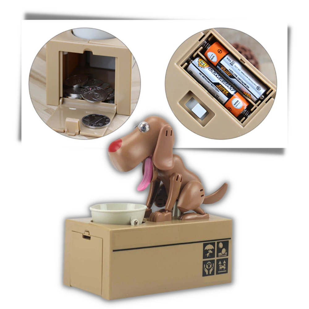 Cucciolo di cane salvadanaio - Ozerty