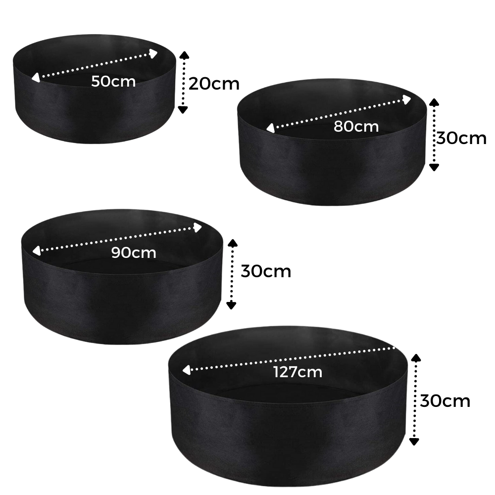 Vaso da vivaio in feltro rialzato per piante - Ozerty