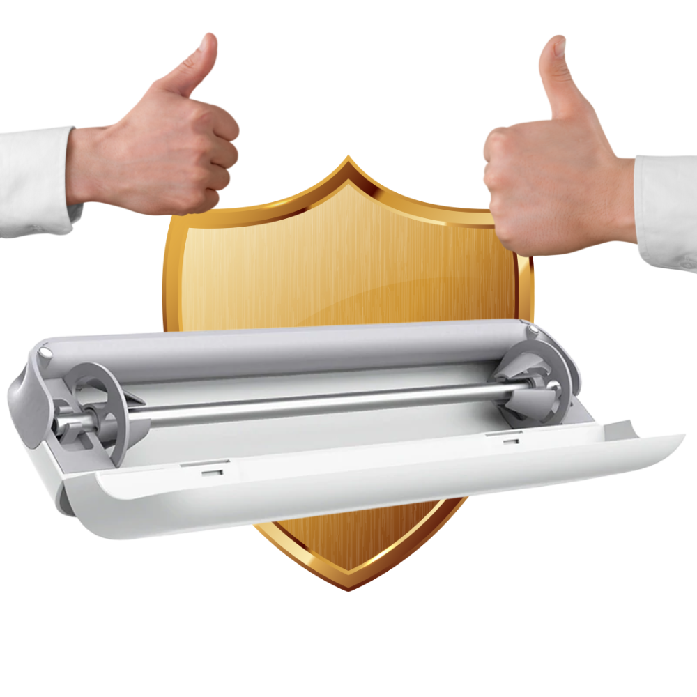 Dispenser e taglierina per involucri alimentari in plastica - Ozerty