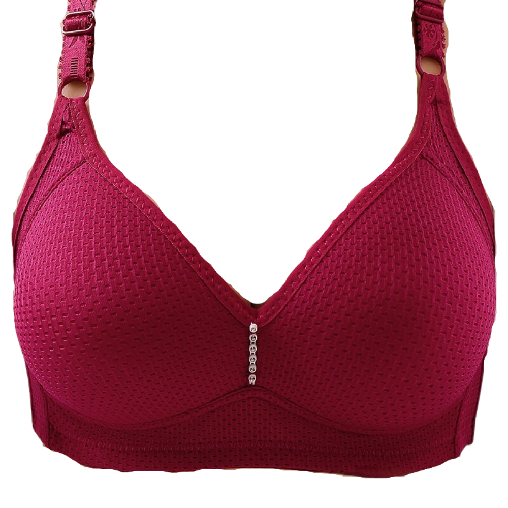 Comfortable wireless bra